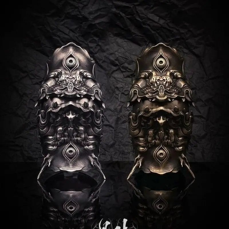 Ancient Enemy New Style Silver Armor Mythological Joint Ring Bone Tomb Collaboration