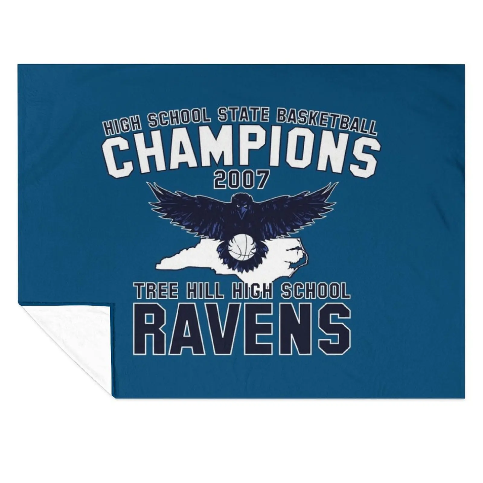 

Tree Hill High School Basketball Champions Throw Blanket Comforter Shaggy Plaid Blankets