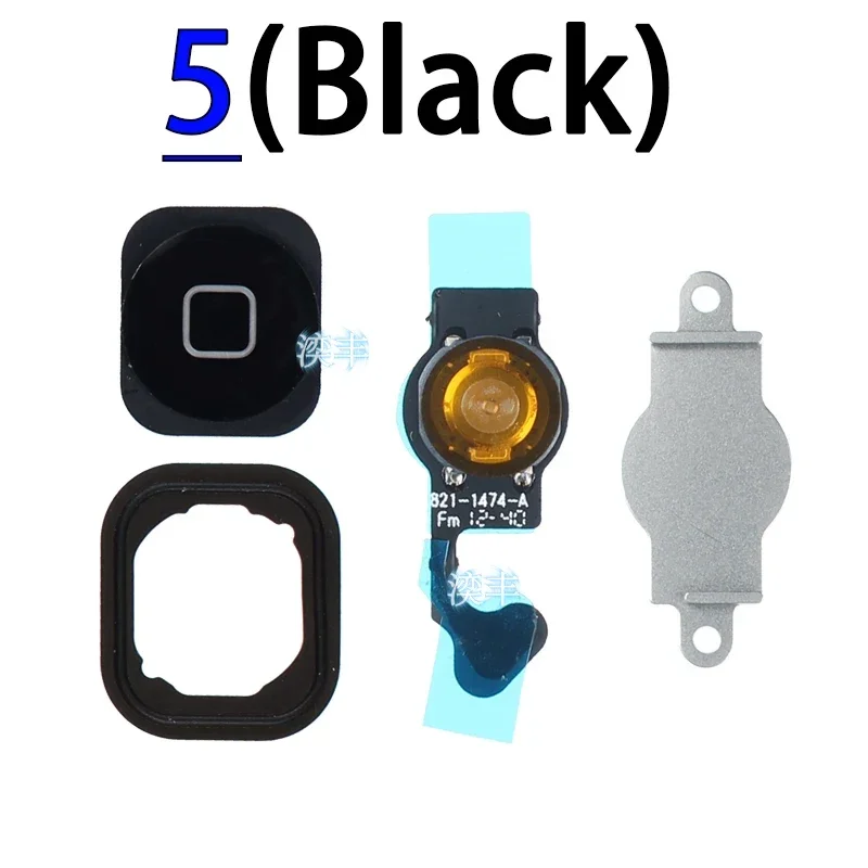 Replacement Parts for Iphone 5 5C 5S SE 2016 6 6S Plus Home Button Flex Cable Return Function (No Fingerprint)