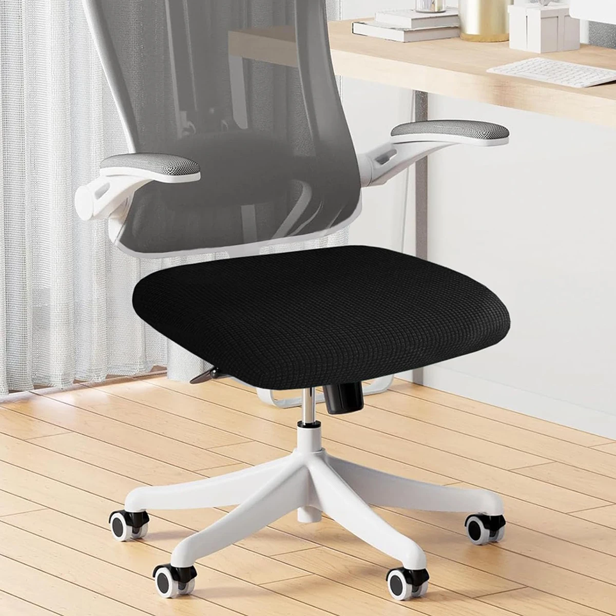 

Stretchable Chair Covers for Office & Home - Elastic Removable Washable Chair chair Covers for Dining Room, Hotel, Wedding