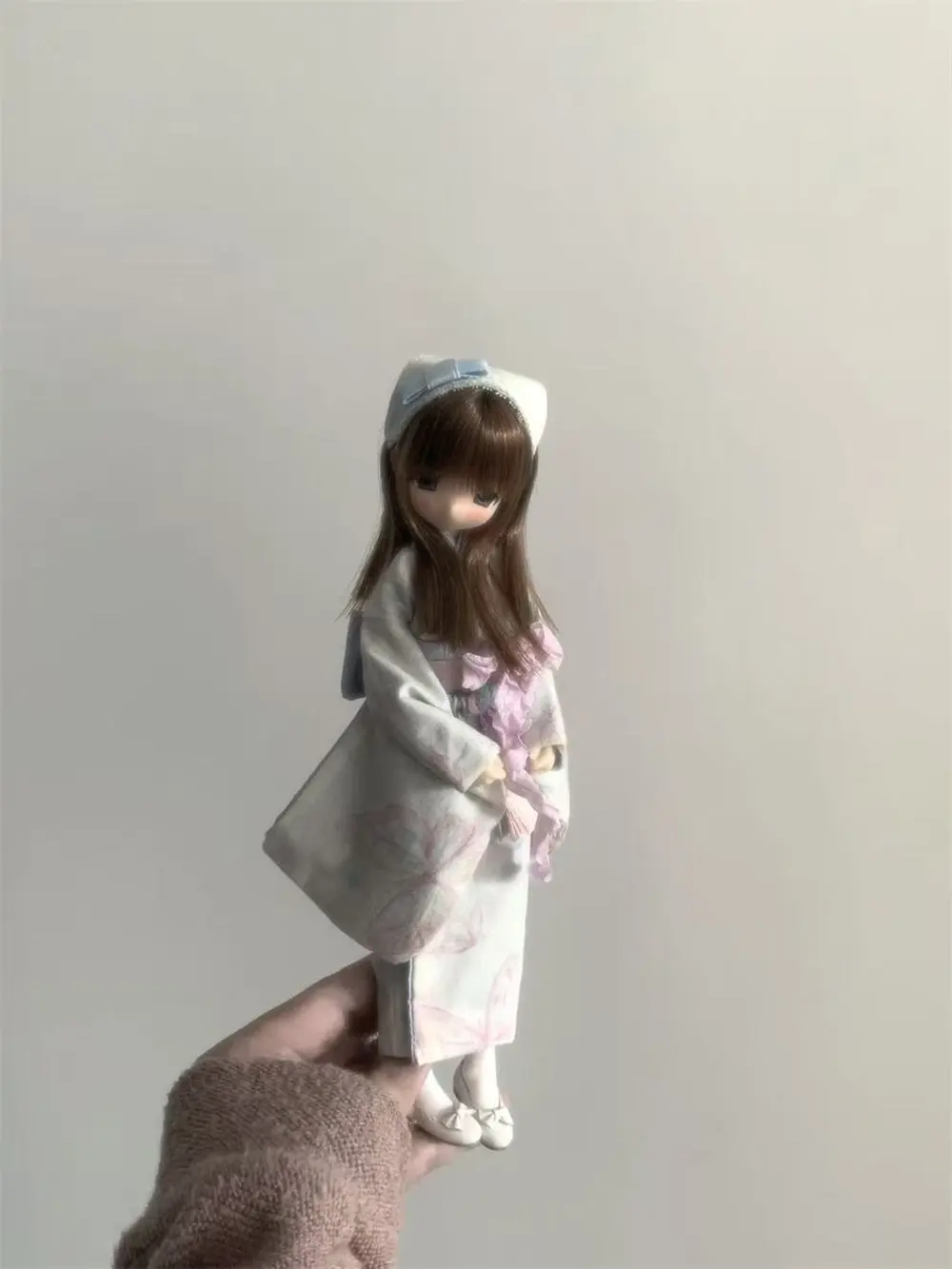 

Azone/OB22 разноцветные матовые кожаные лоферы с круглым носком на плоской подошве и низким вырезом, украшенные бантом, обувь BJD, черные, розовые игрушки, аксессуары для кукол