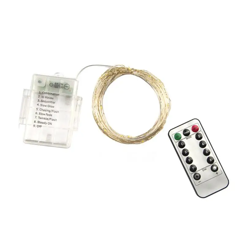 Guirnalda de luces LED para colgar en la pared, exquisitos proyectos de bricolaje, adorno con noche remota