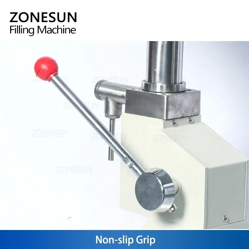 ZONESUN-Máquina Manual de llenado de aceite y alimentos, equipo de embalaje de pasta líquida de miel, crema, salsa, agua, champú y zumo, ZS-A03