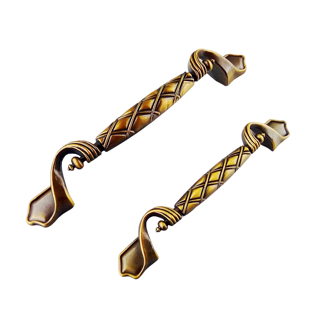 Antique Art Bronze Handle For Furniture Hardware Kitchen Handle Cabinets Door Knobs Drawer Wardrobe Cupboard Dresser Pulls