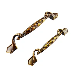 Antique Art Bronze Handle For Furniture Hardware Kitchen Handle Cabinets Door Knobs Drawer Wardrobe Cupboard Dresser Pulls