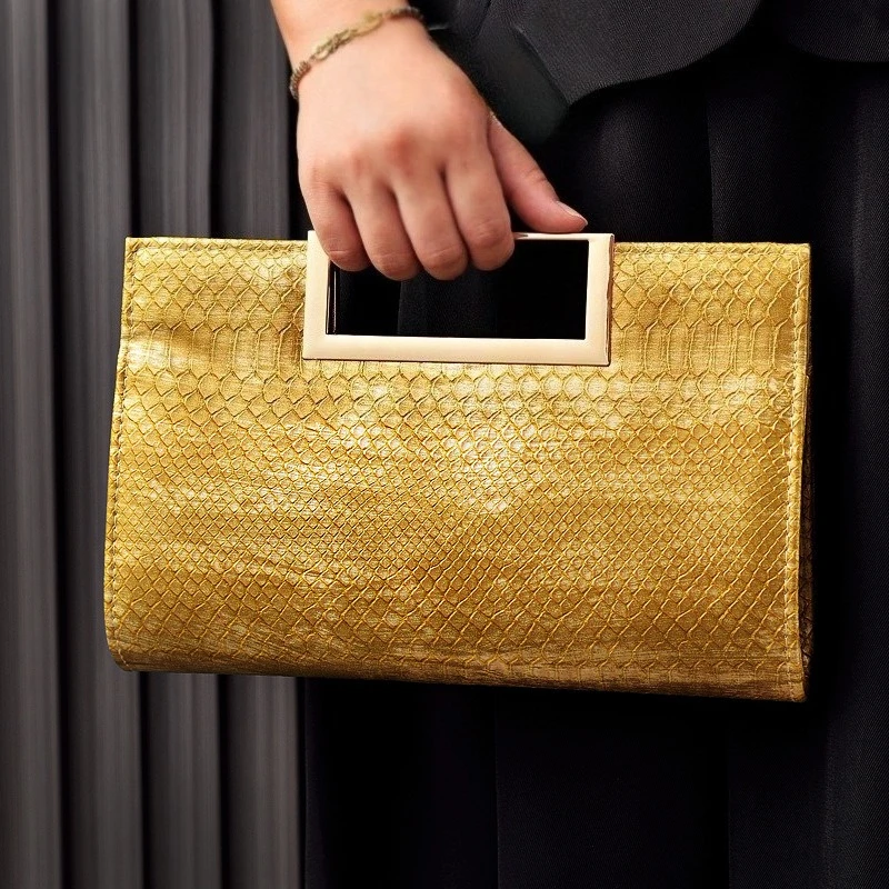 

Классическая женская сумка из искусственной кожи с крокодиловым узором, сумка для коктейльной вечеринки в стиле OL, модная вечерняя сумка-конверт через плечо