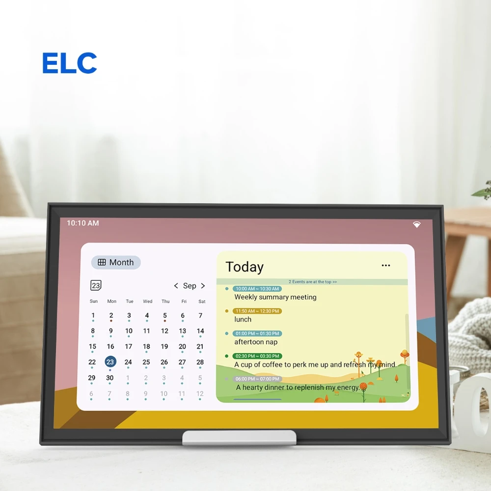 

ELC 21.5 Inch Desktop Digital Calendar 2025 Touch Screen Android 14 FHD Event Management Smart Digital Family Calendar Display