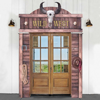 Wild West Party Doorway Banners 3 Pieces of Western-Themed Hanging Banners for West Cowboy Party Decoration Western Themed Decor