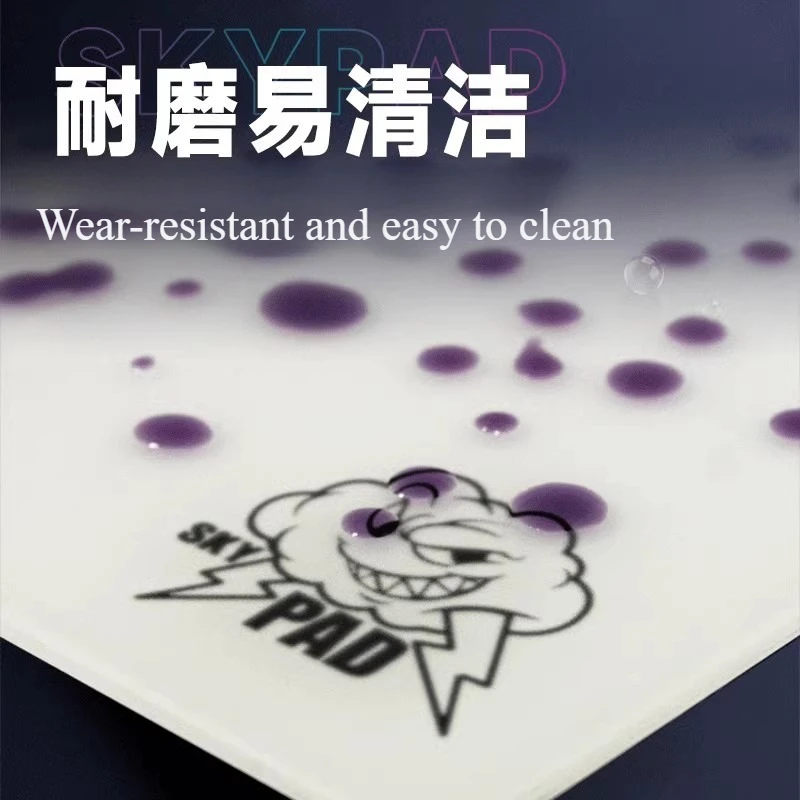 Skypad3.0 Mouse Pad Cloud Glass Gaming Mousepad Waterproof Smooth Surface Upgrade Coated Desk Mat for FPS Valorant Copy Version