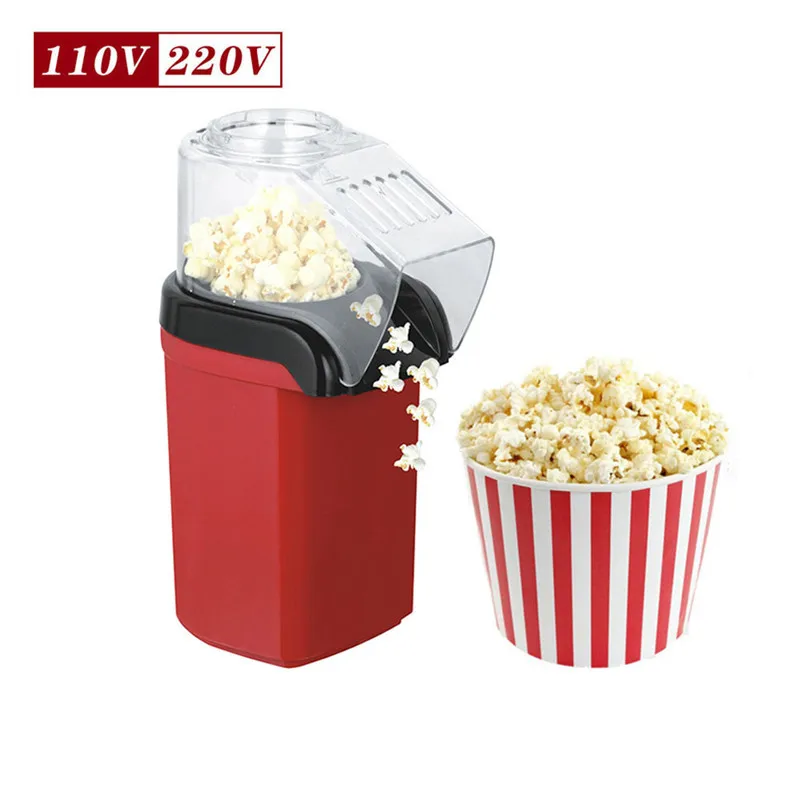 

110V/220V Mini Household Electric Popcorn Maker Machine Fully Automatic Healthy Gift Idea Kids Home-made DIY Popcorn Movie Snack