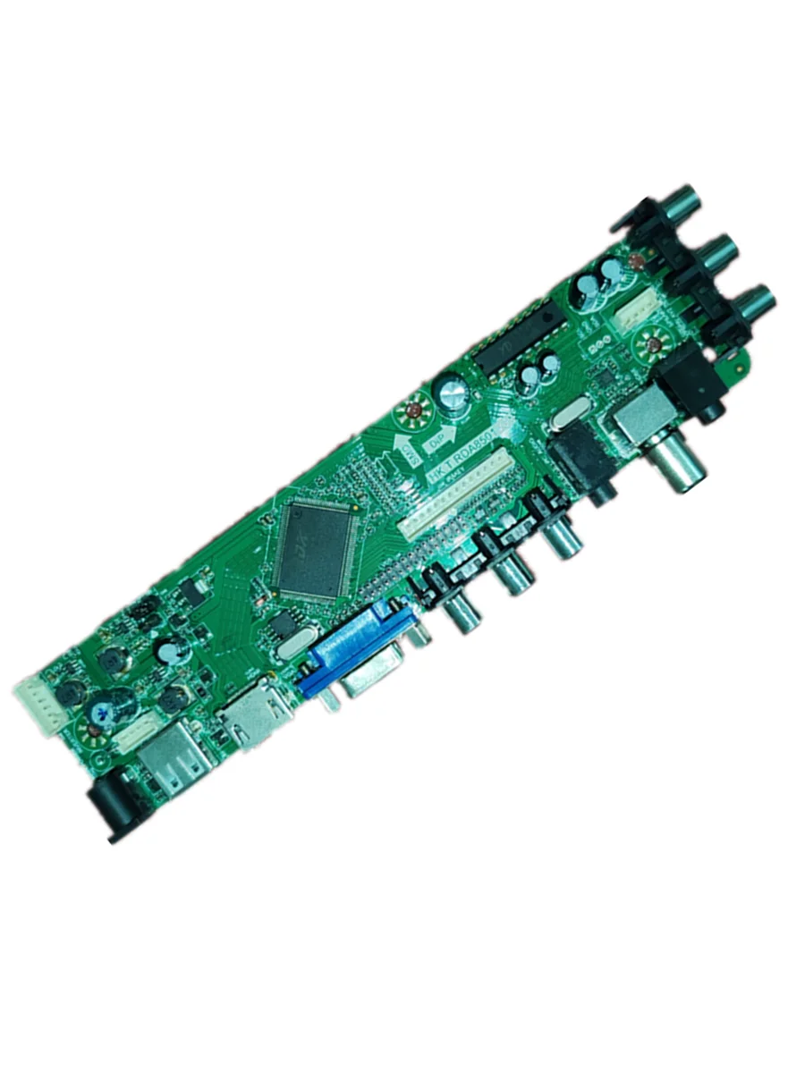 اللوحة الأم للتلفزيون LED HK.T.RDA8501V01، تم اختبارها جيدًا، تظهر الصور المادية المزدوجة AV + VGA + HDMI + USB + RF