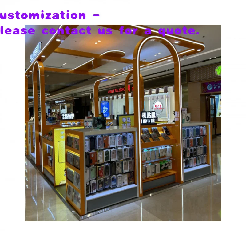 custom.Lilai Jewelry Glasses Watch Display Cabinet Custom Size Floor Plan Design Mobile Phone Bags Cases