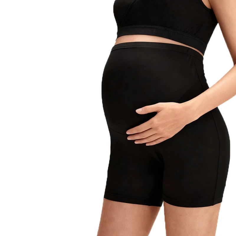 

Maternity Clothing Tight-Fitting Shorts Pants High Waist Sports Yoga Minimalist Shorts Pregnant Woman Pants