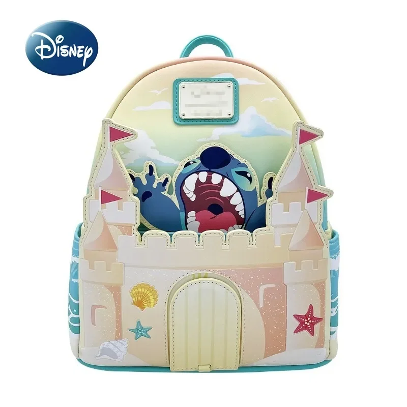 

Disney Stitch New Mini Backpack Luxury Brand Original Loungefly Backpack 3D Cartoon Cute Women's Backpack Fashion High Quality