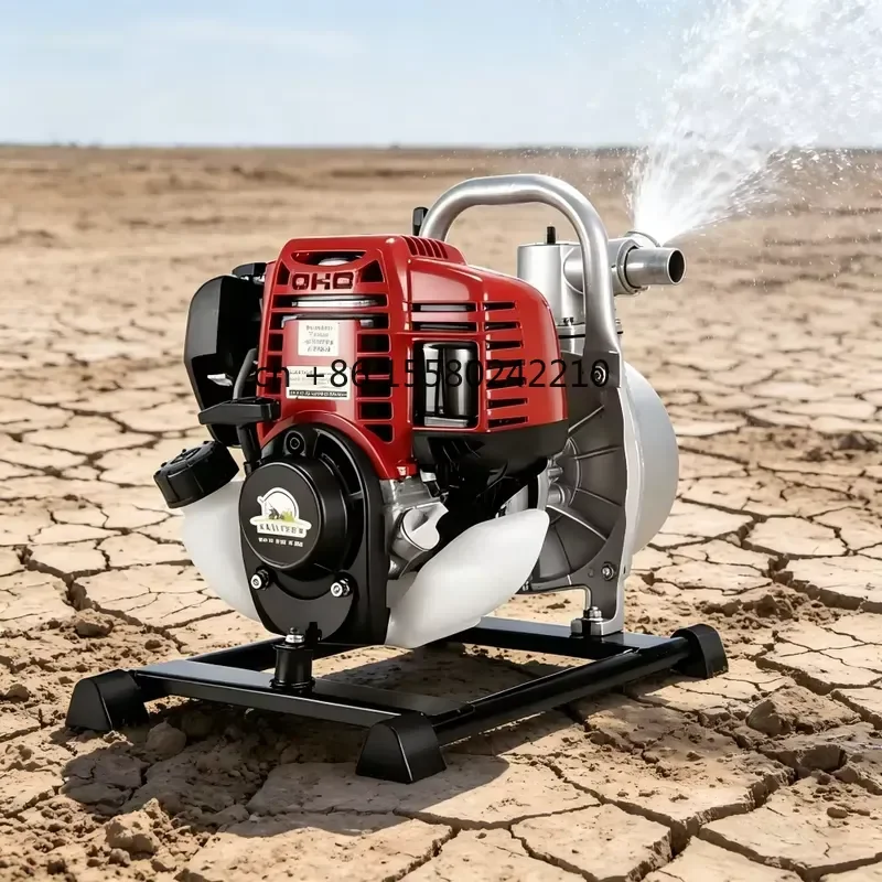 4-Stroke Engine Water Pump for Lawnmower Conversion for Agricultural Irrigation and Household Suction Needs