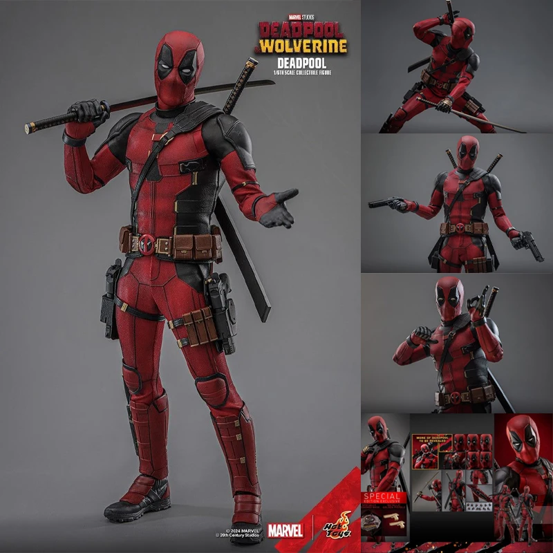 

Deadpool & Wolverine Original Hottoys HT Wade Winston Wilson Action Figure Collectible Model Statuette Collection Ornaments Toy