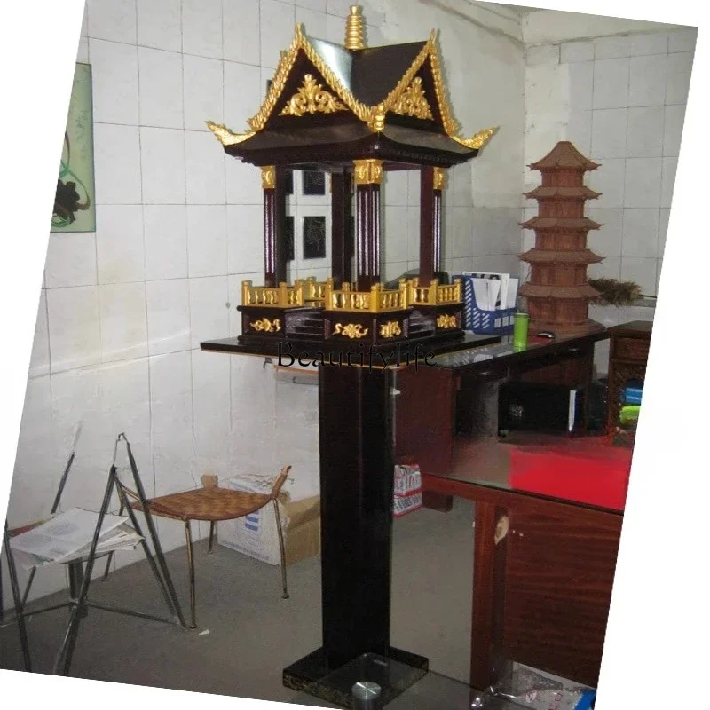 

ls 18Buddha altar roof shrine shrine table