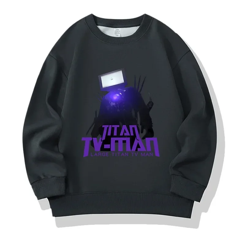 Kids boys skibidi toilet hoodie anime character print cosplay sweatshirt Youth Men Titan TV man pullover