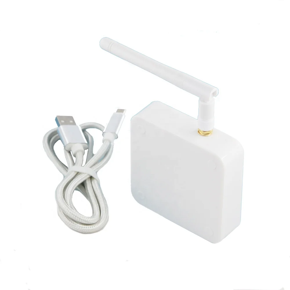 White Ble Gateway iBeacon ble to network Bridge support  Ethernet and WiFi connection