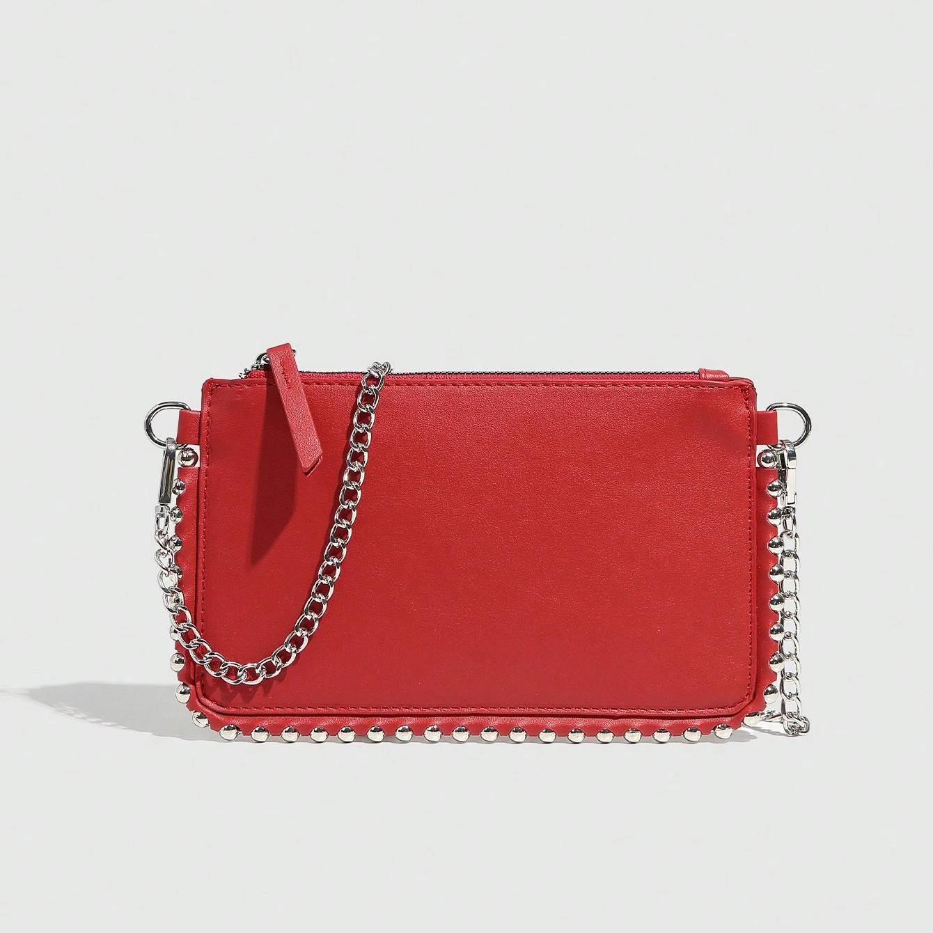 

Women's New Envelope Chain Crossbody Bag Beaded Small Square Bag Retro Underarm Single Shoulder Bag Change Small Handheld Bag