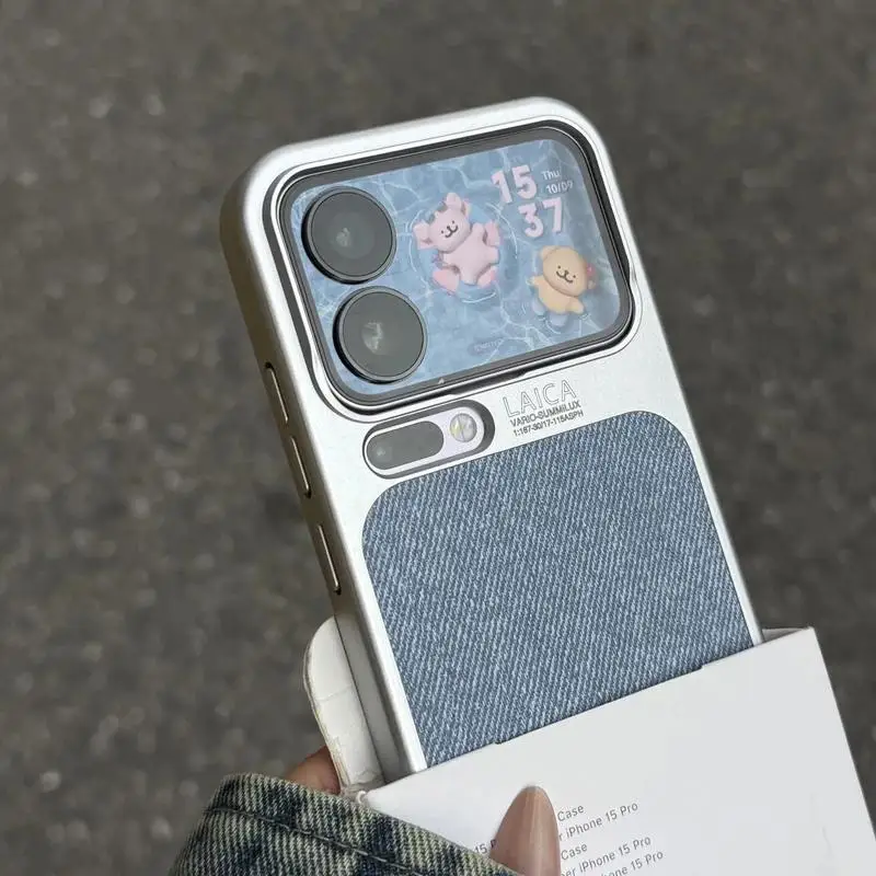 Luksusowe etui o fakturze lnu do Xiaomi 17 17 Pro 17 Pro Max, magnetyczna skórzana obudowa, odporne na wstrząsy, smukłe etui do Mi 17ProMax — zdjęcie produktu 3