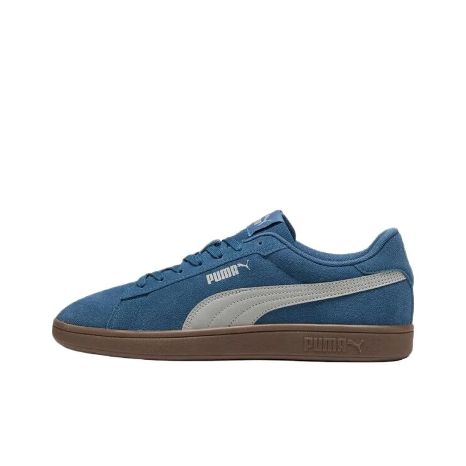 PUMA Smash Slip Resistant Low top Skateboard Shoes Unisex Blue 390984-28