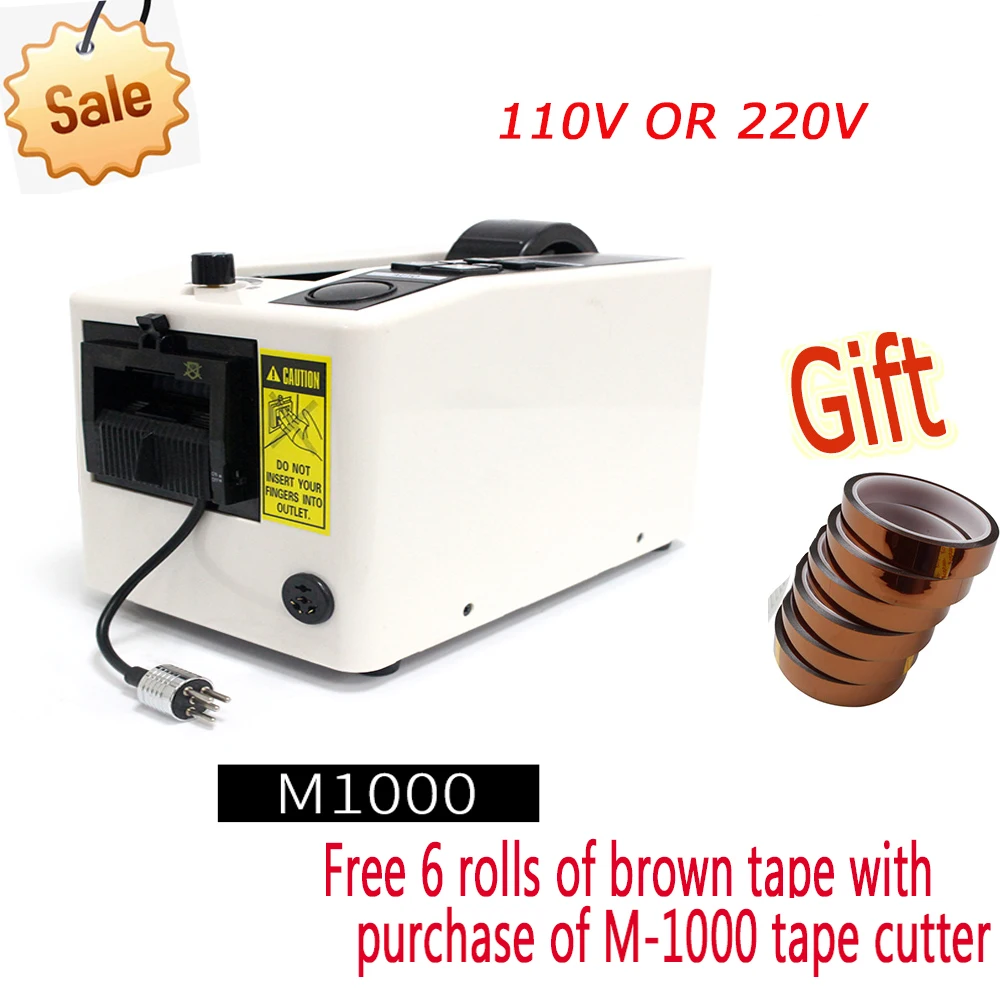 

Automatic Dispenser M-1000 Tape Adhesive Cutting Cutter Machine 220V 110V Automatic tape dispenser 7-50mm Intelligent Tape Cutte
