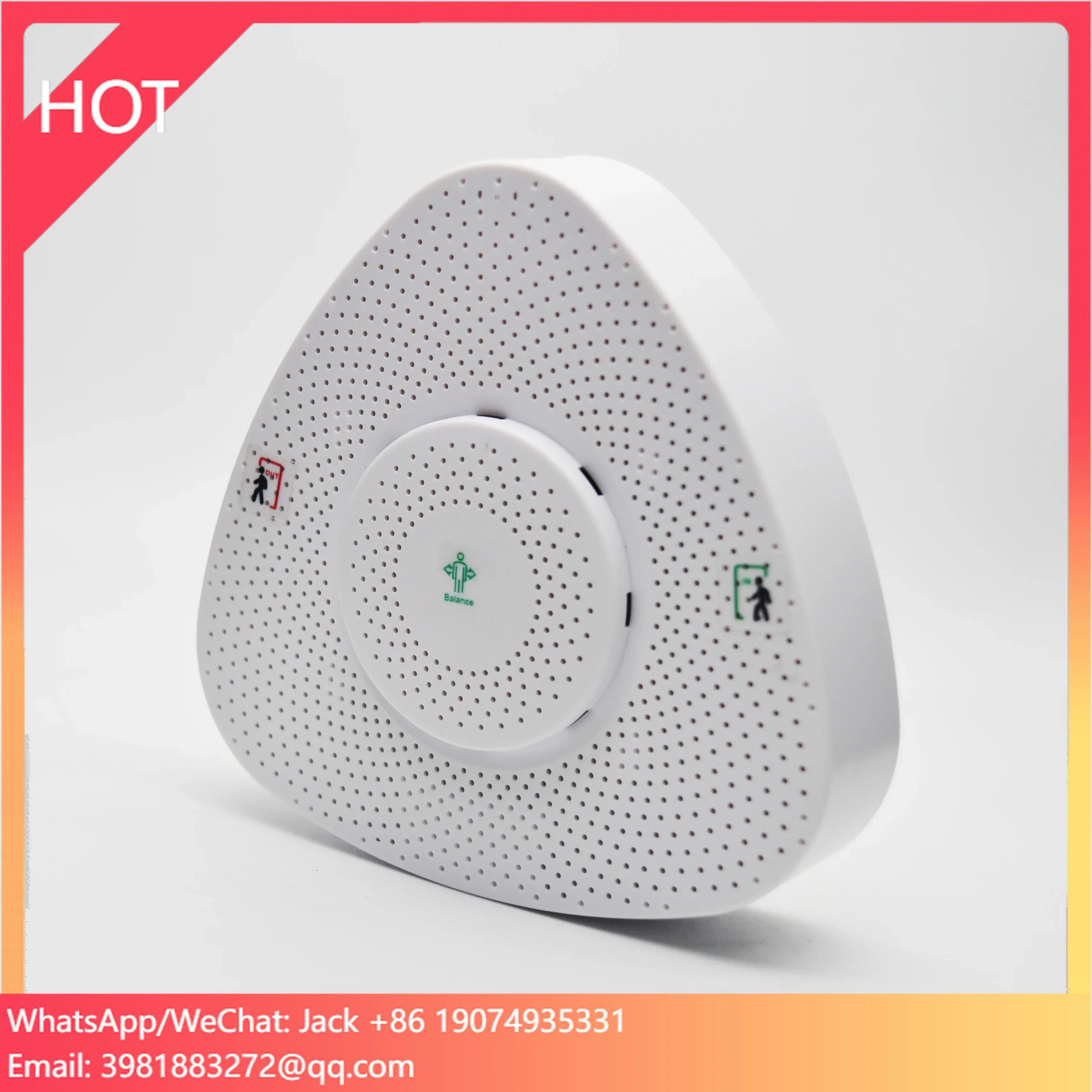 

Dingtek Smart Bi-Directional LoraWAN NB-IoT 4G People Counter Sensor DC520 Radar Based On Person For EAS Systems