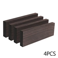 2/4pcs DIY Knife Handle Material Timber Wood Block Blackwood Craft Tools Wood Material DIY Guitar-Inlay Decoration 24BD 6