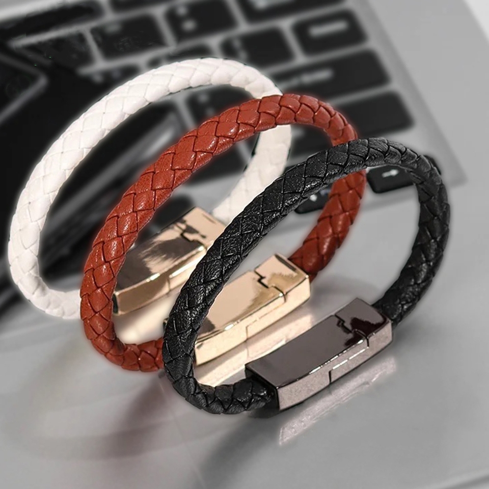  Bracelet USB Charging Cable Fast Charge Type C Data Cord for iPhone 14 13 Pro Max for Samsung Huawei Xiaomi USB C Micro Cable 