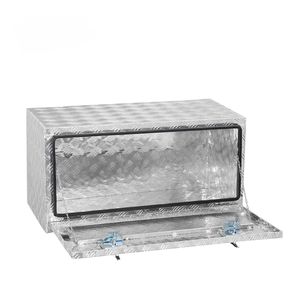 Caja de Herramientas de almacenamiento de remolque impermeable, caja de herramientas de aluminio