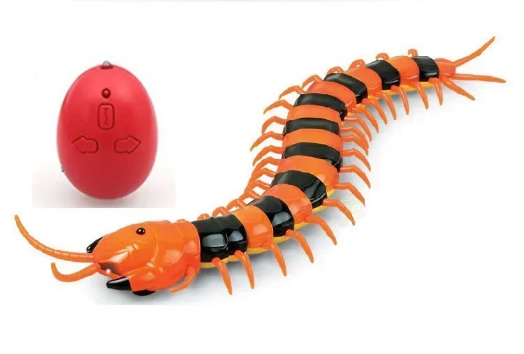 Electronic pet Remote Control simulation Giant IR RC Scolopendra centipede Tricky Prank Scary robotic insect Toy adult kids gift