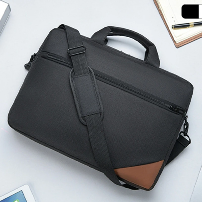 15.6in Laptop Shoulder Bags Large Capacity Bag Business Travel Handbag