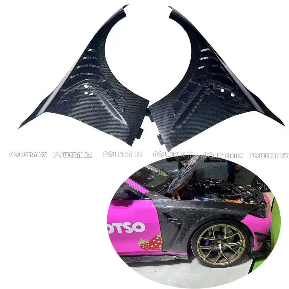 Dry Carbon Fiber Front Fenders Model Fit for BMW M4 G82 Car