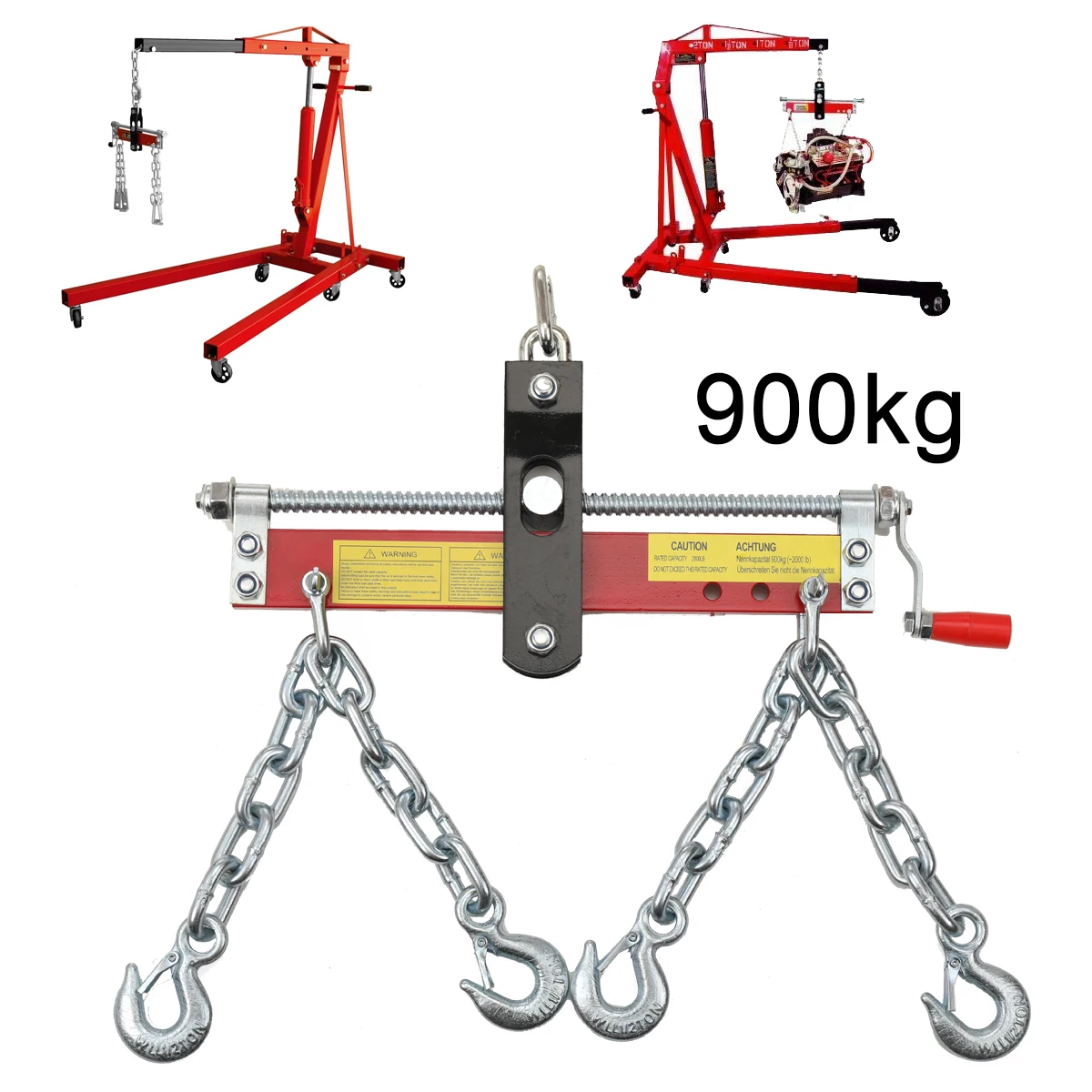 900KG Balance Frame For Automobile Load Leveler Heavy Duty Engine Hoist Hanger Balance Support Stand Motor Tool Tire Repair Tool