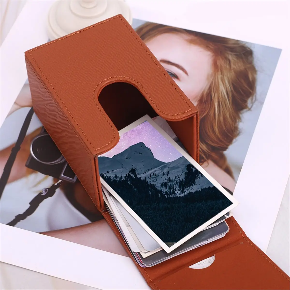 Promotion 3-Inch Photo Storage Box for Mini 12 11 Frame Picture Display Case for Instant Film Cameras A