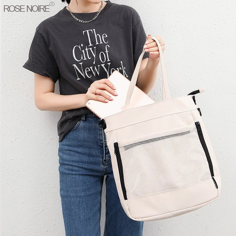 

Large-Capacity Japanese Hand-Tote Bag for Women Versatile Commuting Shoulder Bag Stylish Female Work Bag