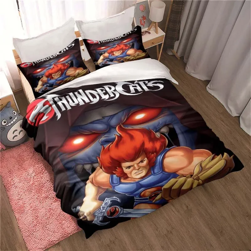 

Thundercats anime printed Bedding Sets exquisite bed supplies set duvet cover bed comforter set bedding set luxury birthday gift