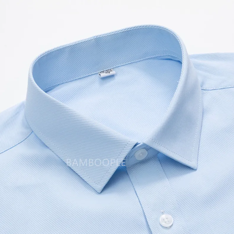 Plus Size 11XL 10XL 9XL Summer Men Dress Shirt Short Sleeve Solid Blue White Black Work Business Casual Office Weddding 160KG