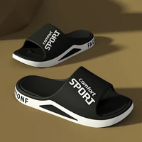 Fashion Men's Sandals Summer EVA Comfortable Anti-Slip Soft Soles House Slippers for Indoor Outdoor Wear Breathable Shower Slide 2