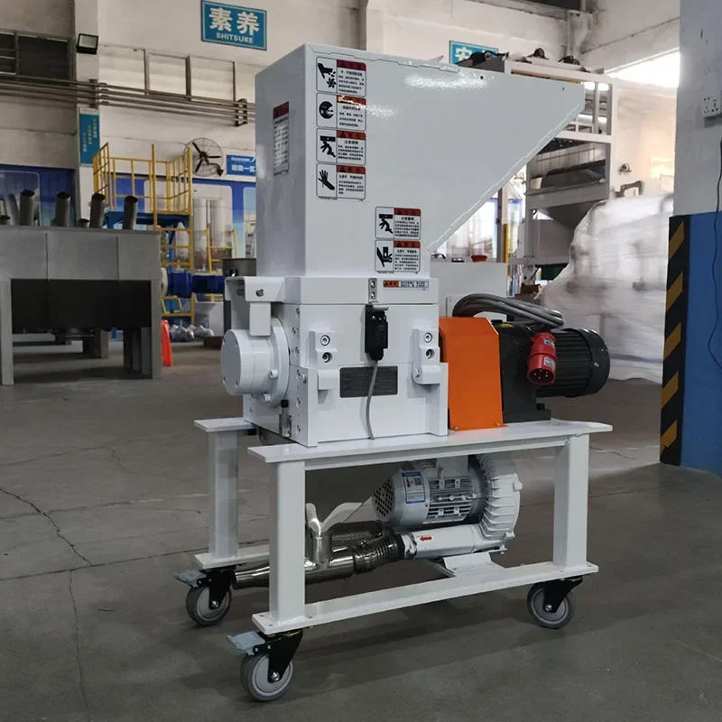 Industrial Plastic Particle Crushing Machine 304 Stainless Steel Gnawing Tooth Slow Cusher For Leather Rubber PVC Pipe