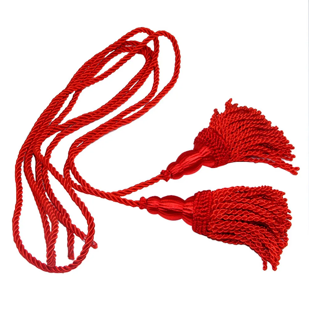 Acrylic Wool Bugle Cord Protected Hand Rope for Bb Brass Instruments Features Fringe Detail for Enhanced Style