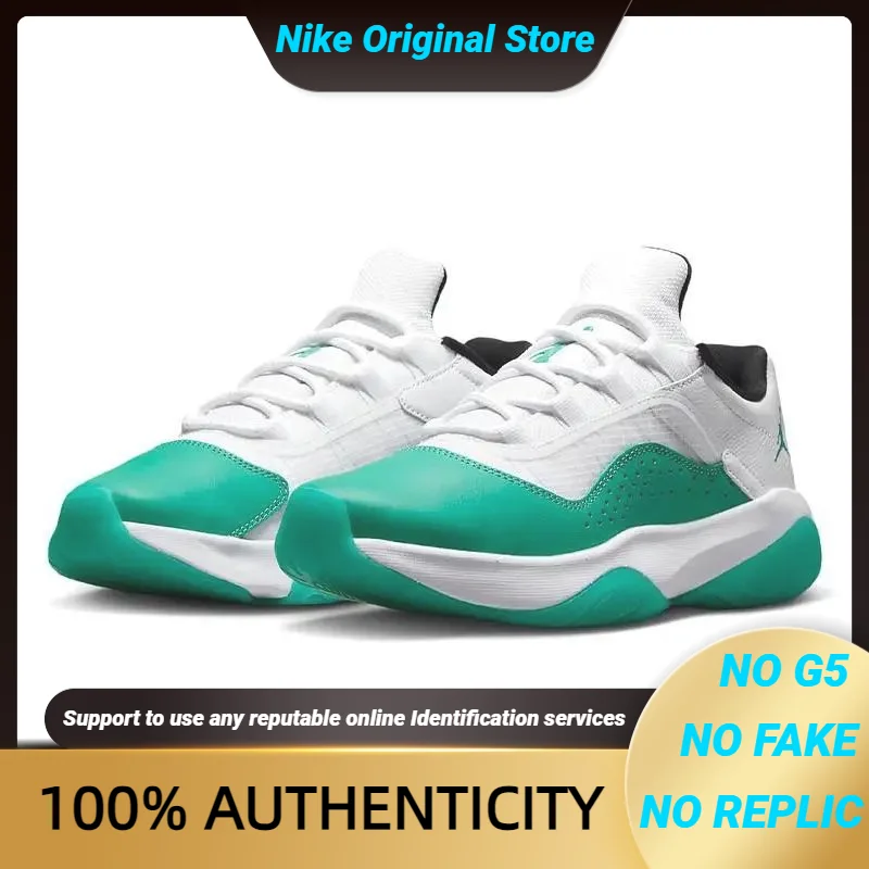 Nike Air Jordan 11 CMFT Low 'New Emerald'Women's Sneakers shoes DV2629-103 With Original Box