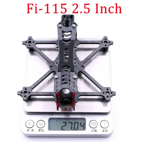 SoloGood Fi-115 2.5 Inch 65MM Propeller Toothpick Frame Kit RC Drone FPV Racing Quadcopter Support1103 1104 1206 Brushless Motor