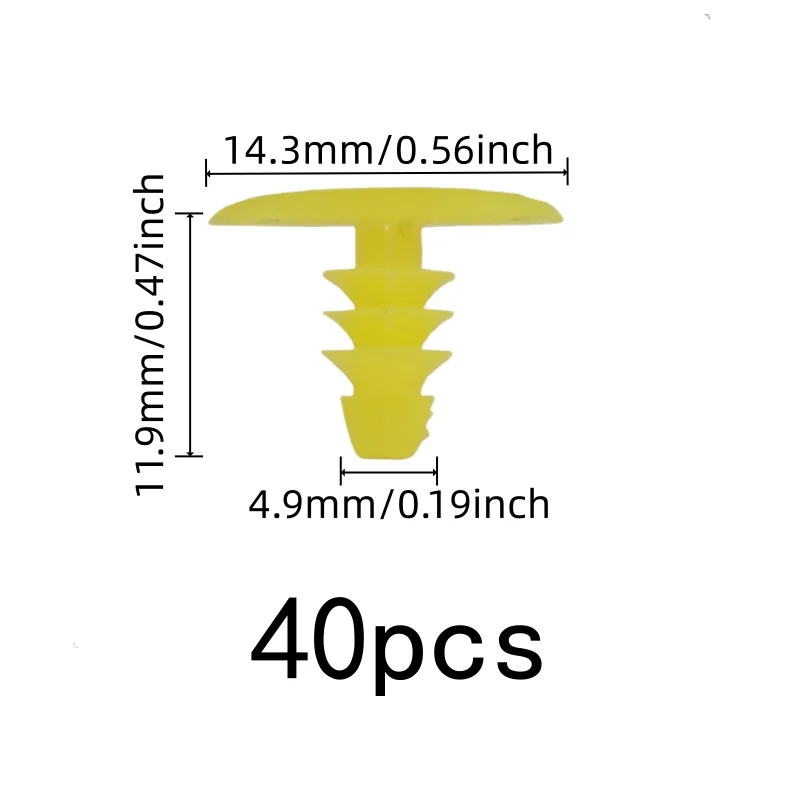40 pcs Door Seal Retainers Durable UV Resistant, designed for Vehicle Windproof Strips, Easy One-Step Install