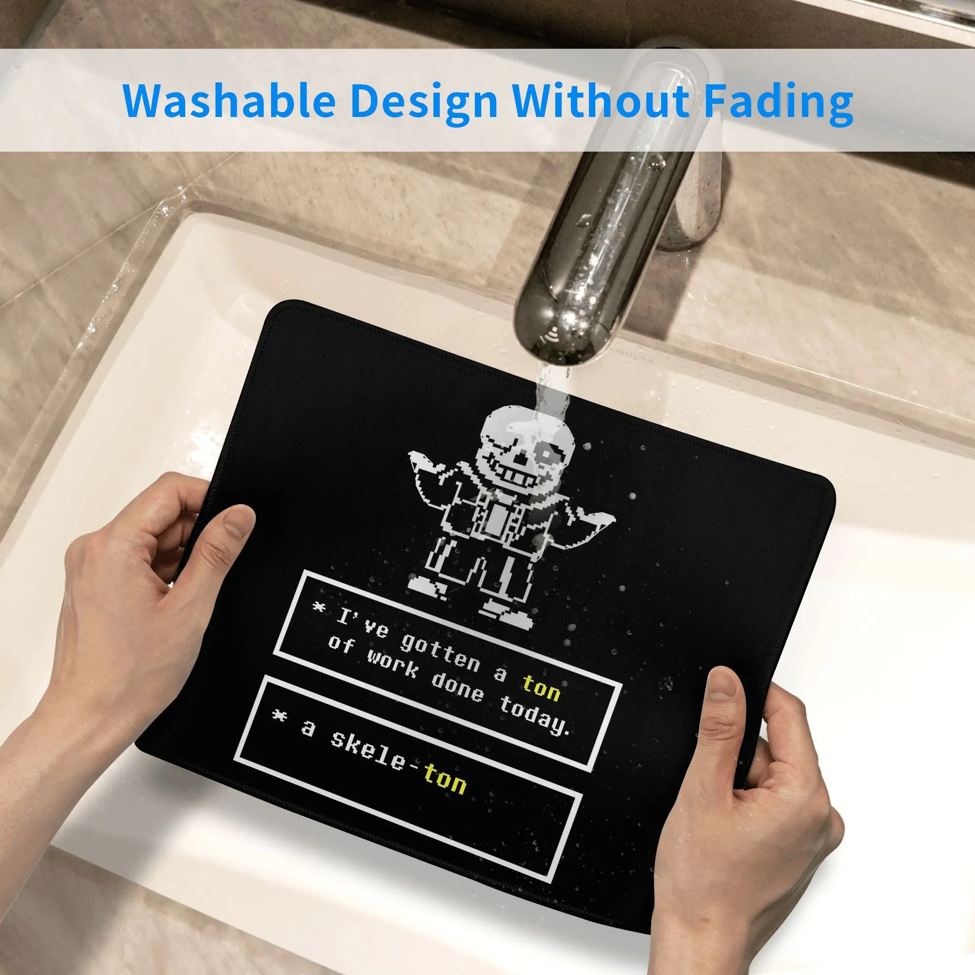 Undertale Sans Puns マウスパッドコンピュータキーボードマウスマットゲーマー PC ラップトップデスクマットオフィスアクセサリーテーブルマット