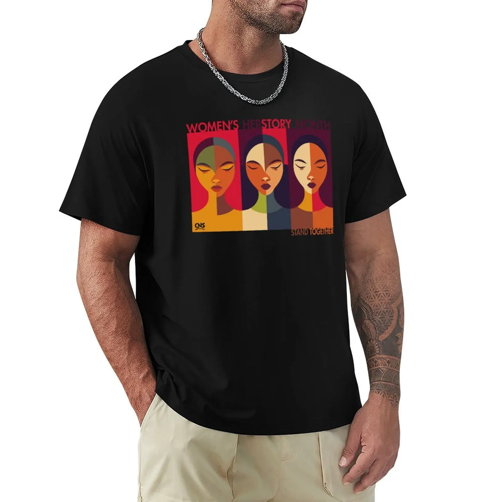 Camiseta HerStory Month 2023 para mujer, camiseta de manga corta con estampado de verano