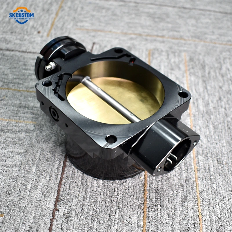 Aluminum 90mm Throttle Body Compatible With Honda Civic 2002-2005 K20 K20A K24 K Series Engine - view 6
