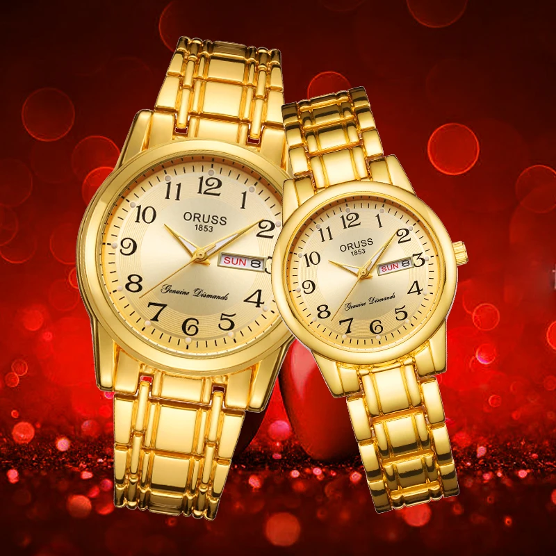 Luxury high-end romantic couple watches atmospheric class fashion everything durable gift a pair of watches