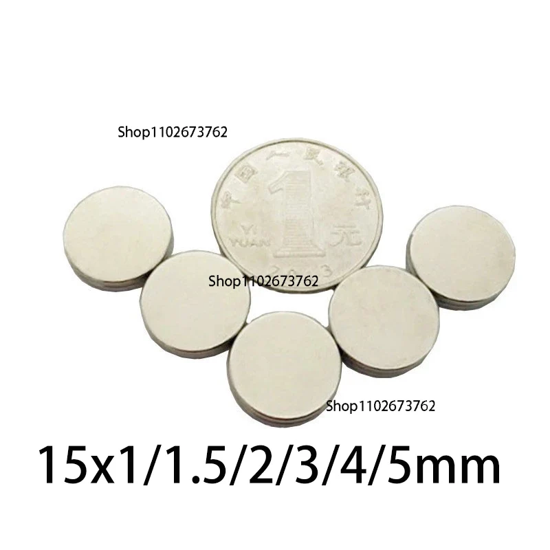 15x5 Strong Magnet Super Powerful Neodymium Magnets N35 Magnit Magnetti Magneat Small Round Magnets for Fridge Rare Earth Magnet